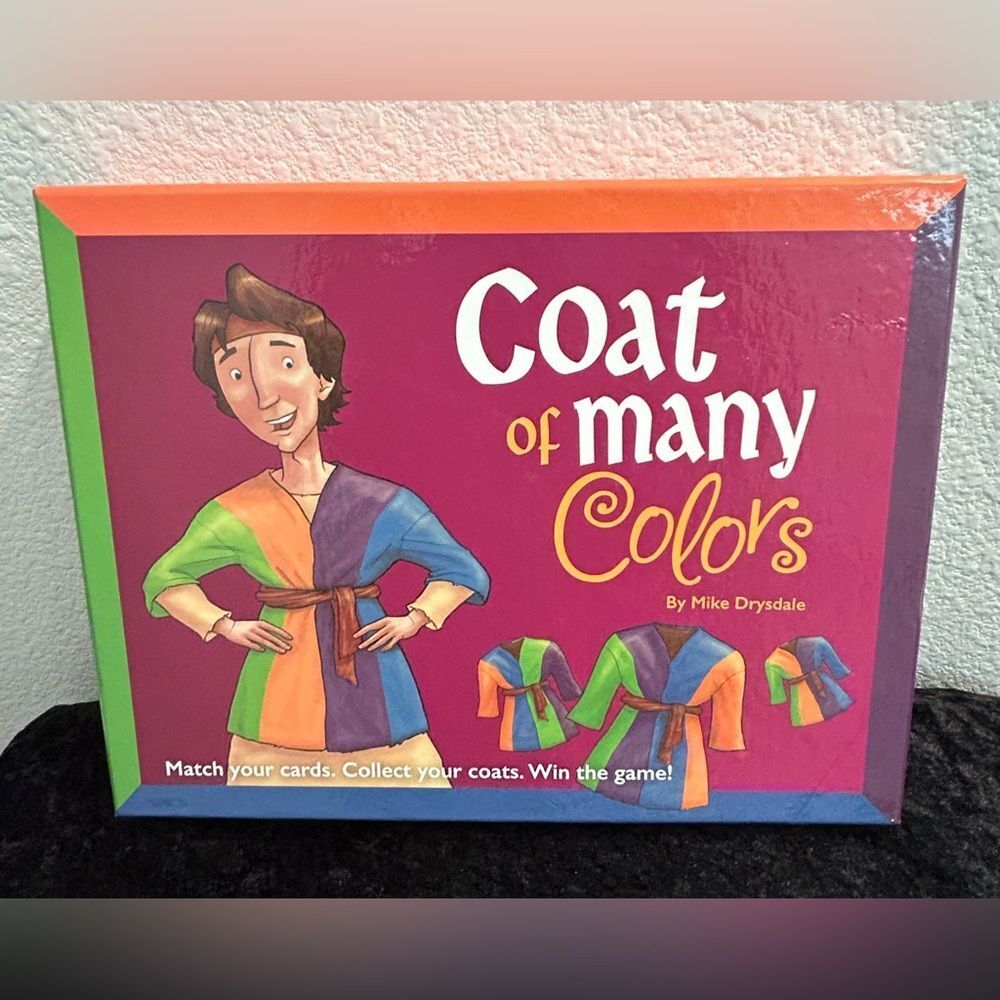 Coat Of Many Colors Family Board Game - Like New Condition